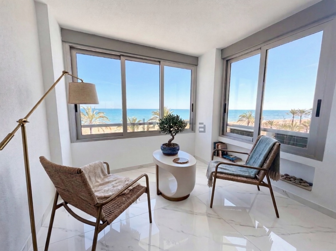 Piso en primera línea de playa en Alicante