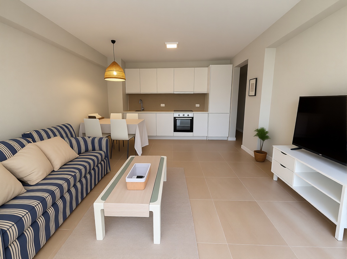 Beachfront flat in Alicante — Living room