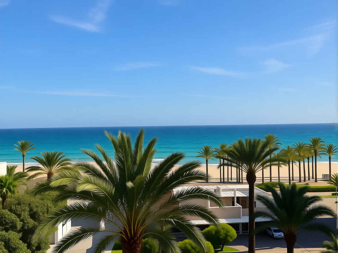 Apartamento em primeira linha de praia em Alicante — Vista mar