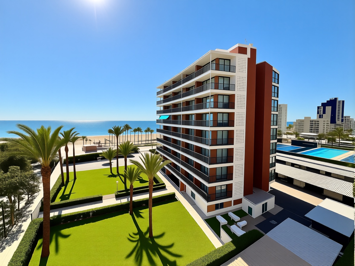 Apartamento em primeira linha de praia em Alicante — Vista mar