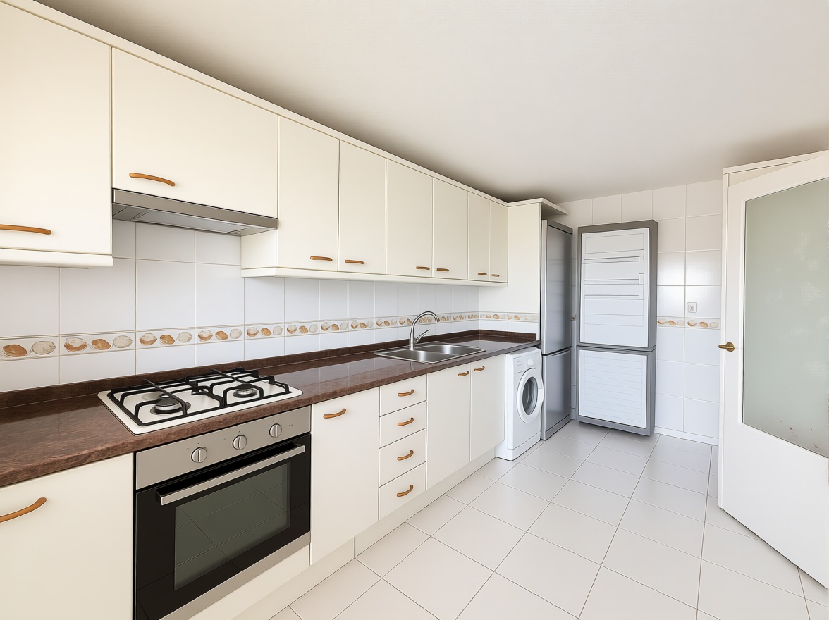 Apartamento em primeira linha de praia em Alicante — Cozinha
