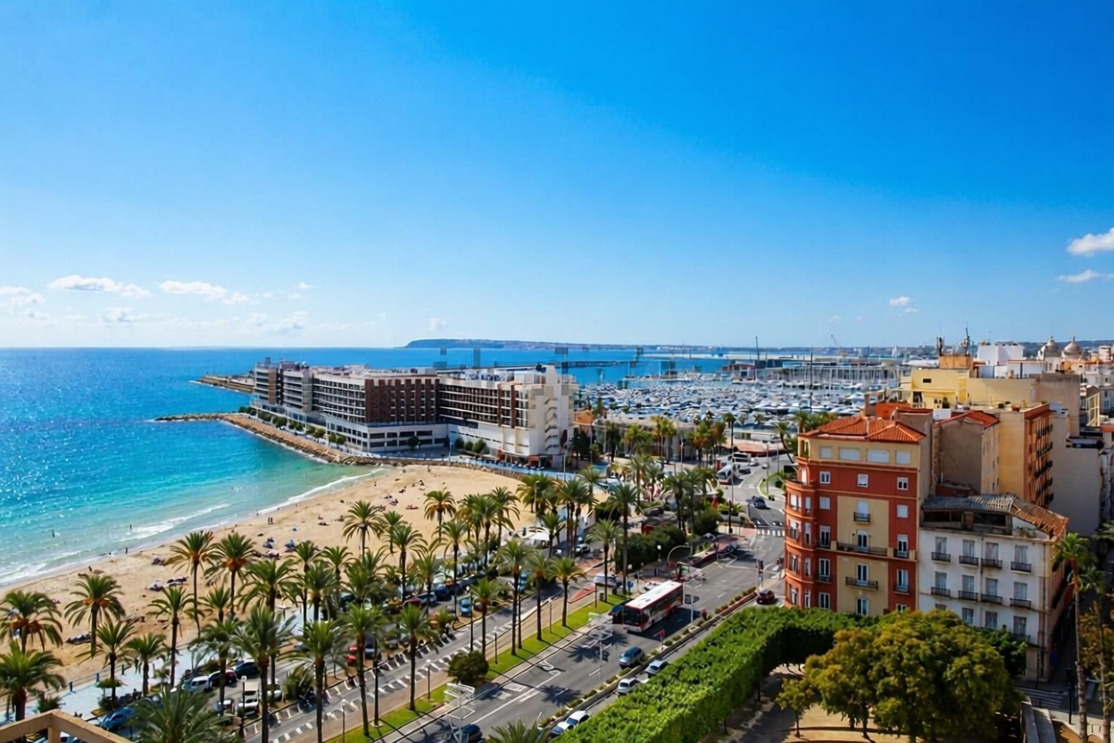 Apartamento em primeira linha de praia em Alicante