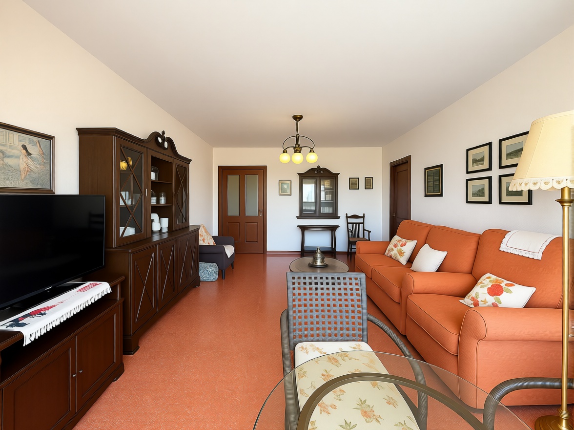 Apartamento em primeira linha de praia em Alicante — Sala