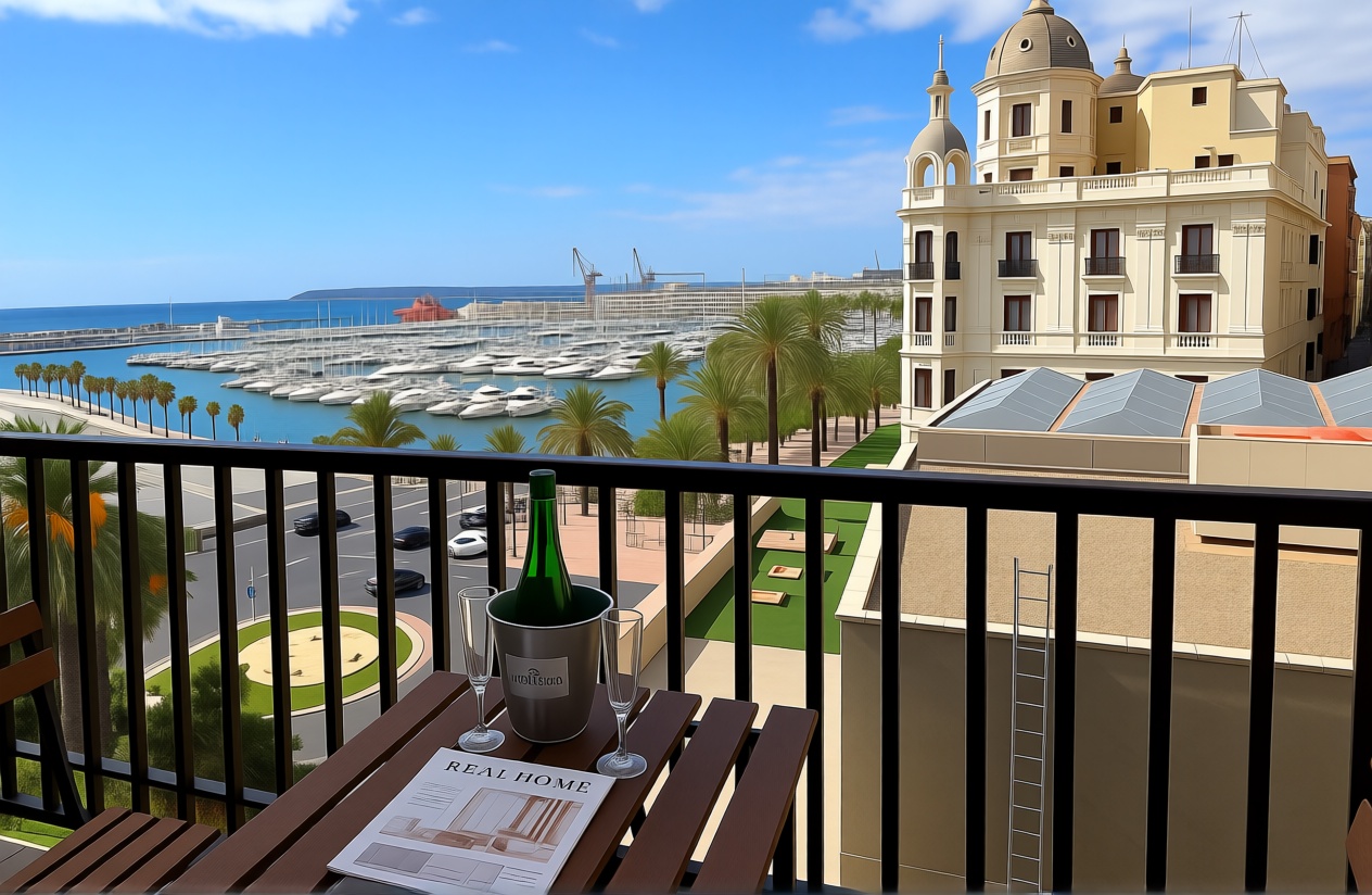 Apartamento em primeira linha de praia em Alicante