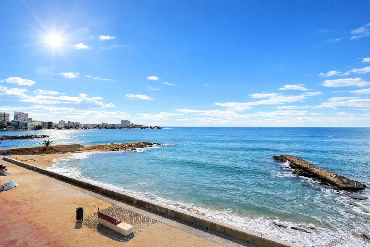 Piso en primera línea de playa en Cabo de Gata — Vista mar