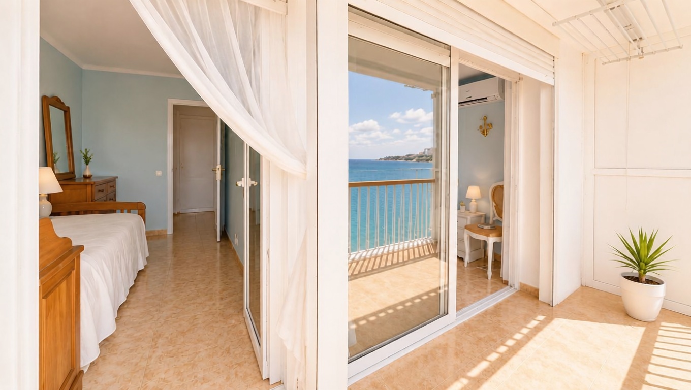 Apartamento em primeira linha de praia em Alicante — Casa banho