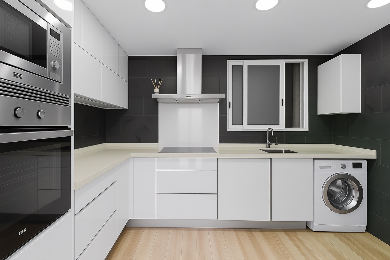 Apartamento em primeira linha de praia em Alicante — Cozinha