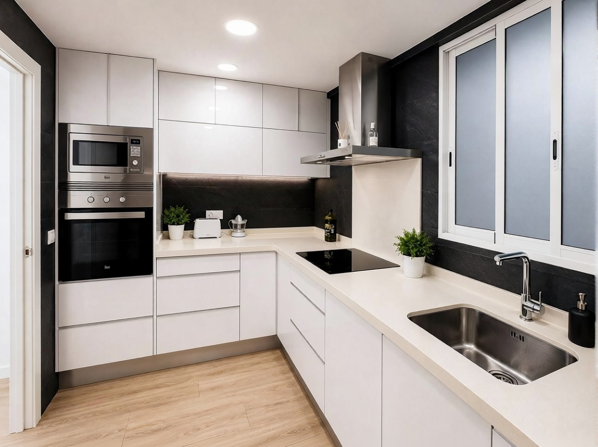 Apartamento em primeira linha de praia em Alicante — Cozinha