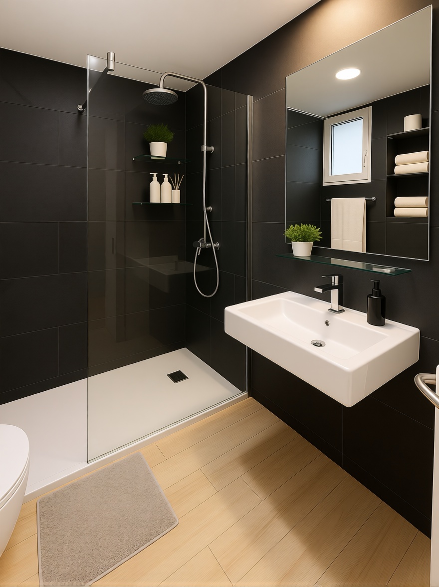 Apartamento em primeira linha de praia em Alicante — Casa banho