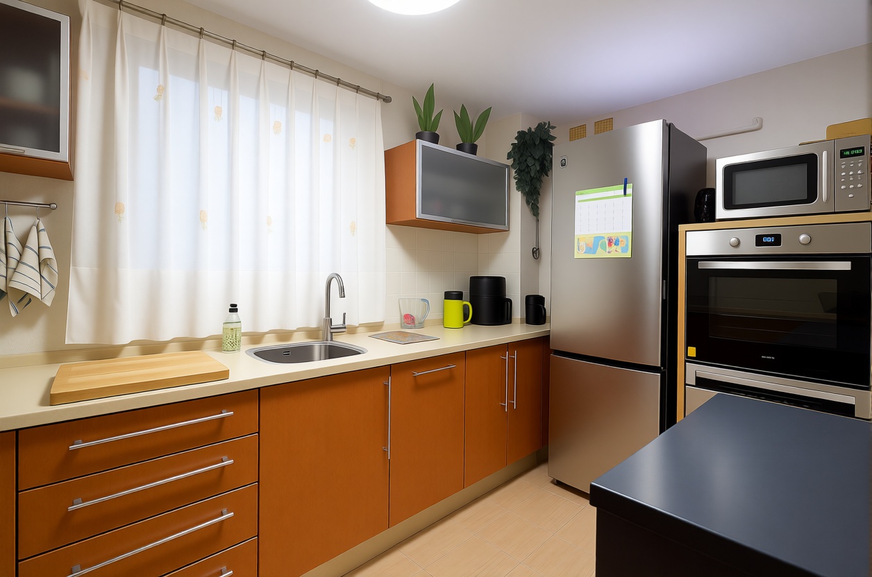 Apartamento em primeira linha de praia em Alicante — Cozinha