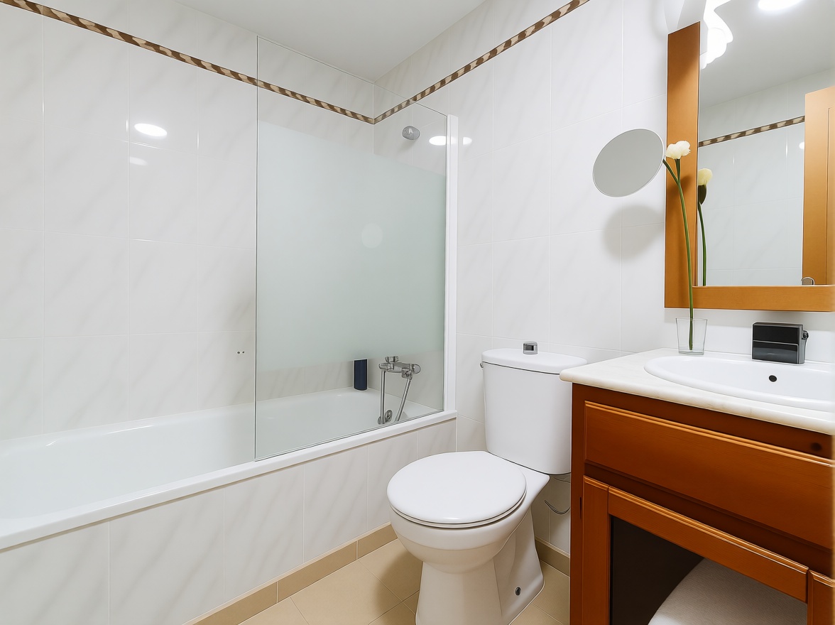 Apartamento em primeira linha de praia em Alicante — Casa banho