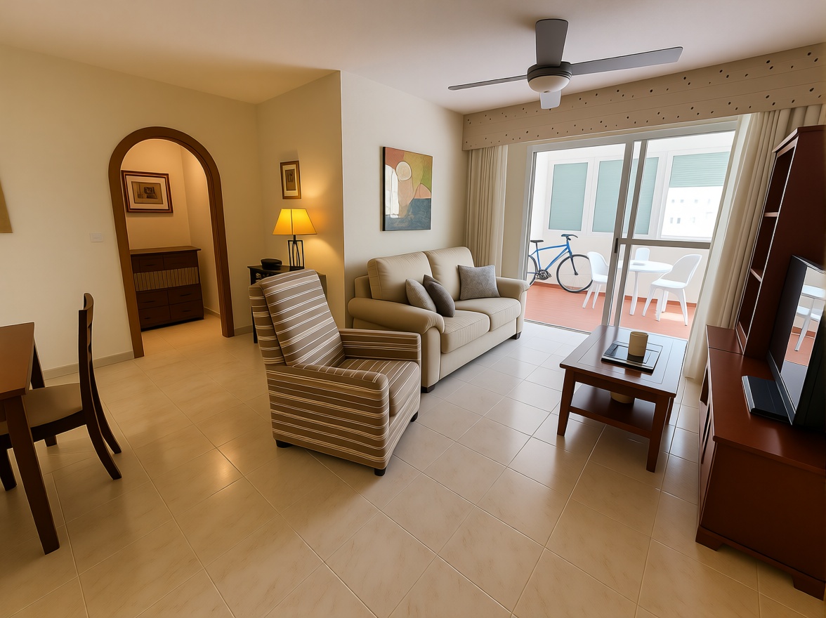 Apartamento em primeira linha de praia em Alicante — Sala