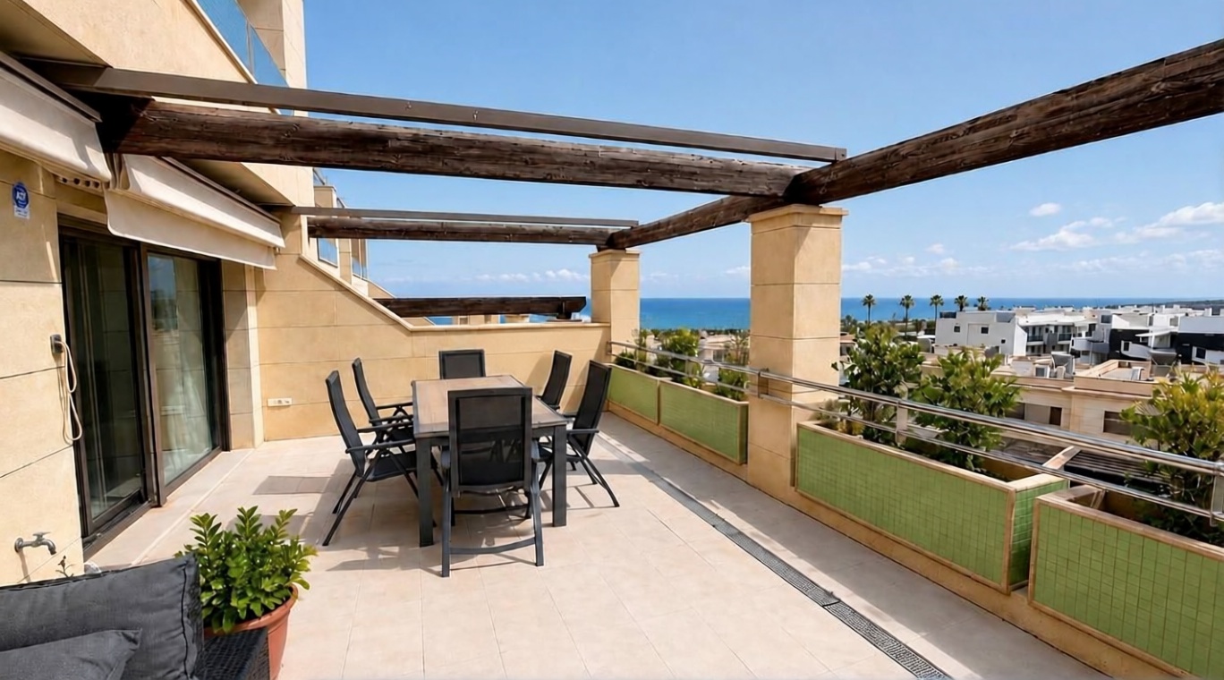 Wohnung in erste Strandlinie in Elche