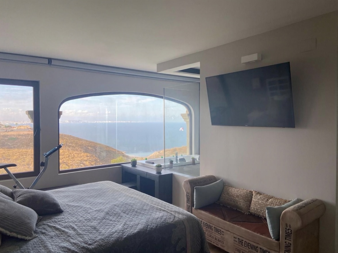 Chalet com acesso direto à praia em Alicante — Quarto