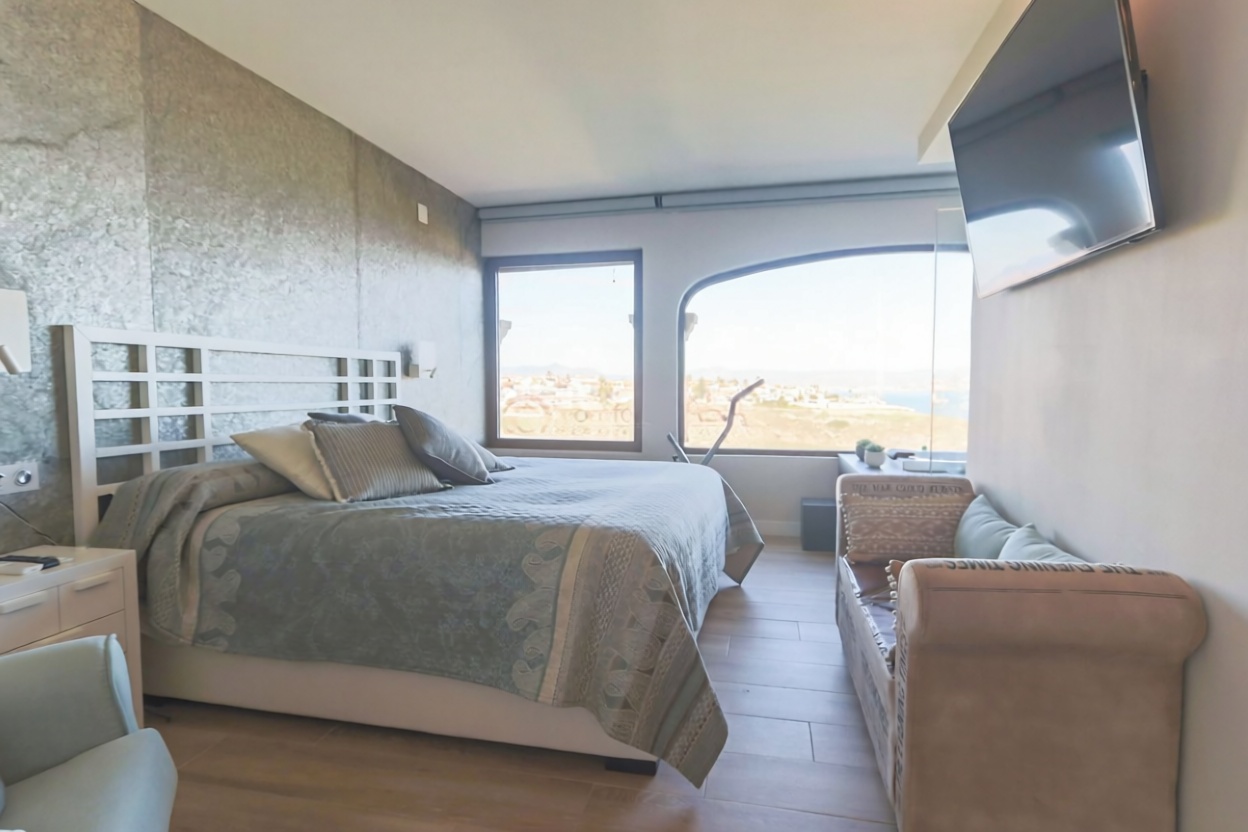 Chalet con acceso directo a playa en Orio — Dormitorio