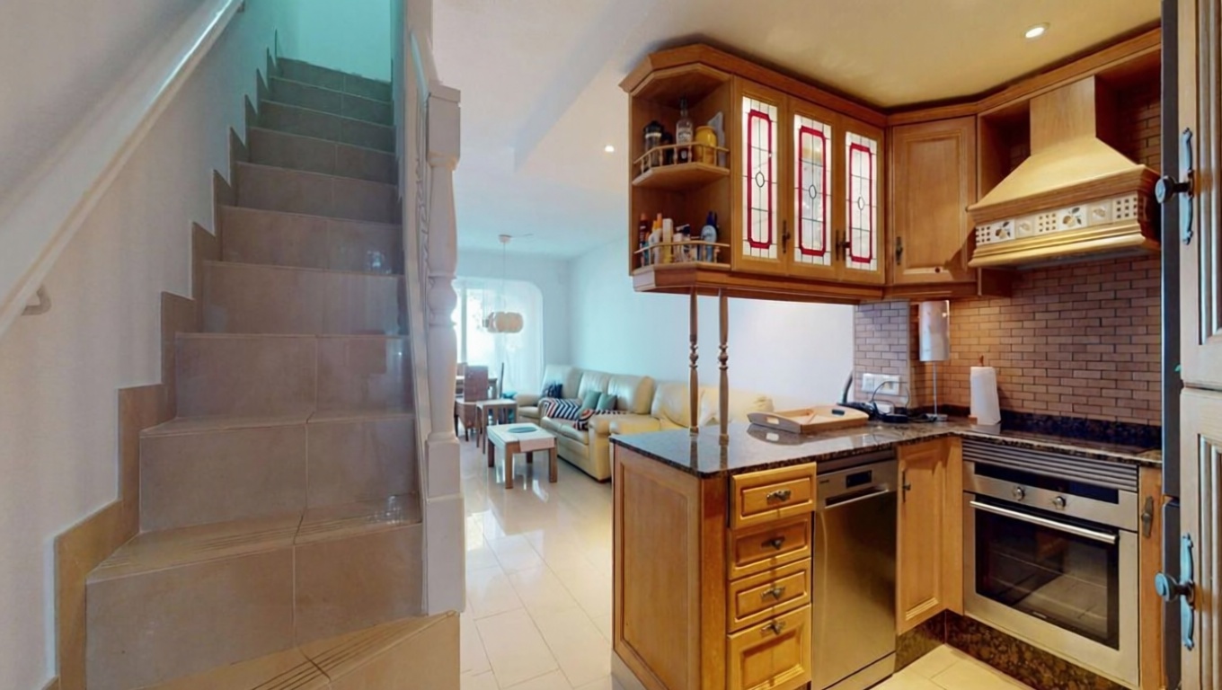 Chalet con acceso directo a playa en Orio — Cocina