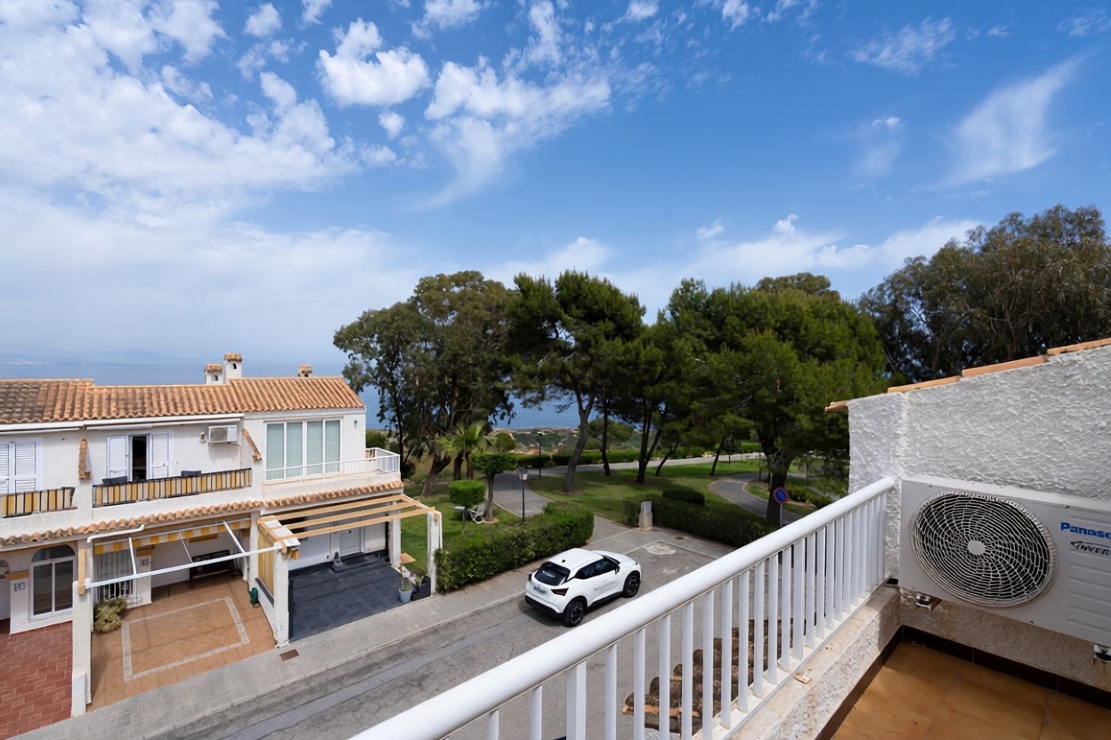 Chalet con acceso directo a playa en Orio — Terraza mar