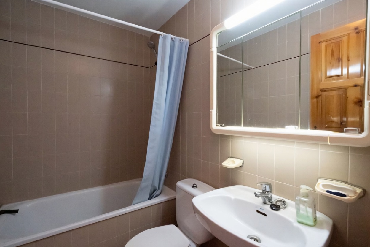 Chalet con acceso directo a playa en Orio — Baño