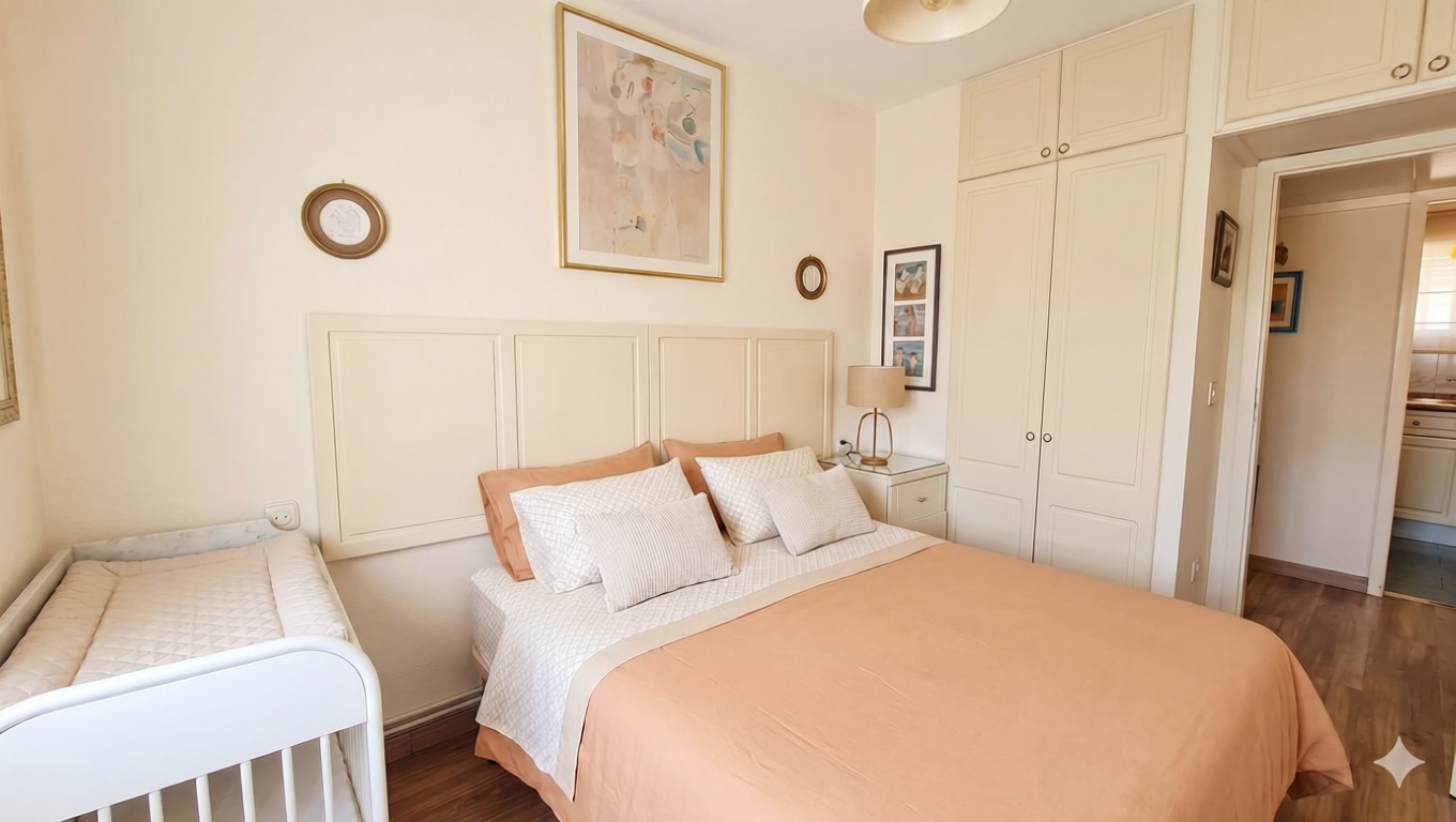 Appartement en première ligne de plage à Almonte — Chambre