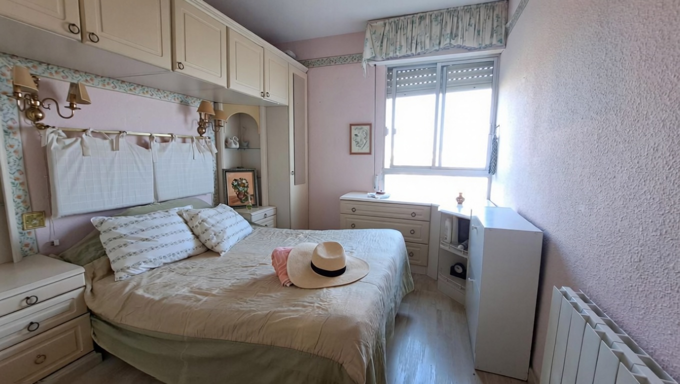Appartement en première ligne de plage à Almonte — Chambre