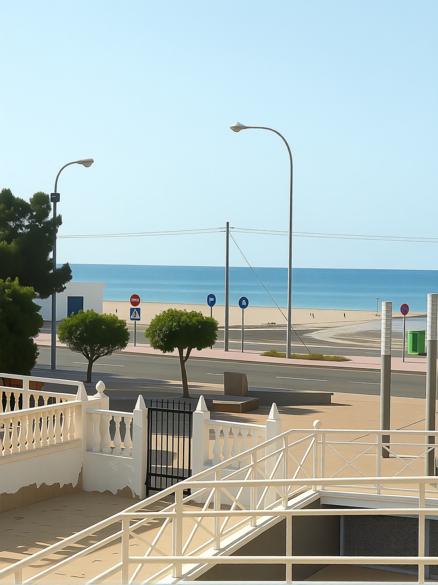 Chalet mit direkter Strandzugang in Santa Pola