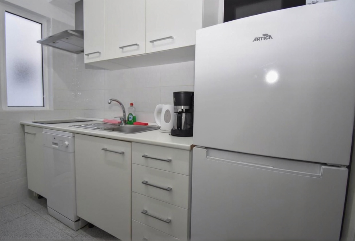 Appartement en première ligne de plage à Santa Pola — Cuisine