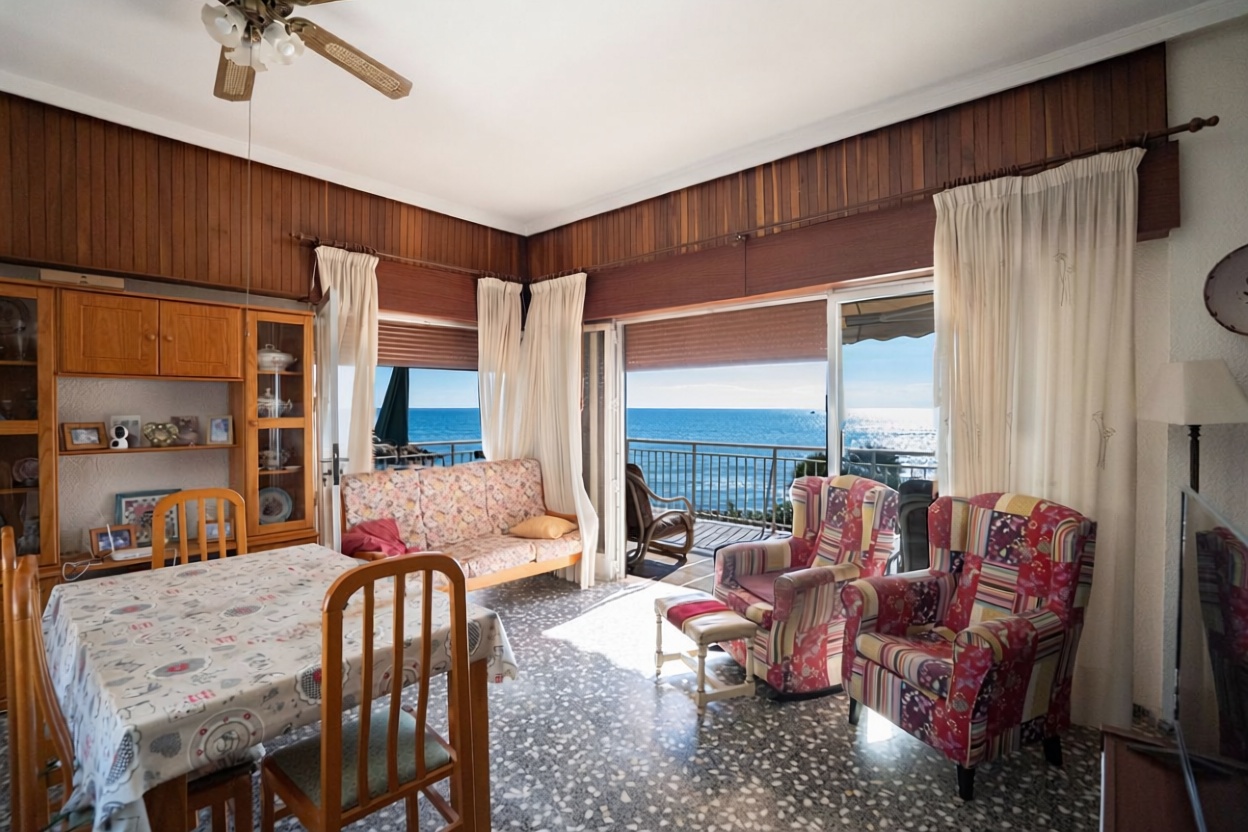 Appartement en première ligne de plage à Santa Pola — Cuisine