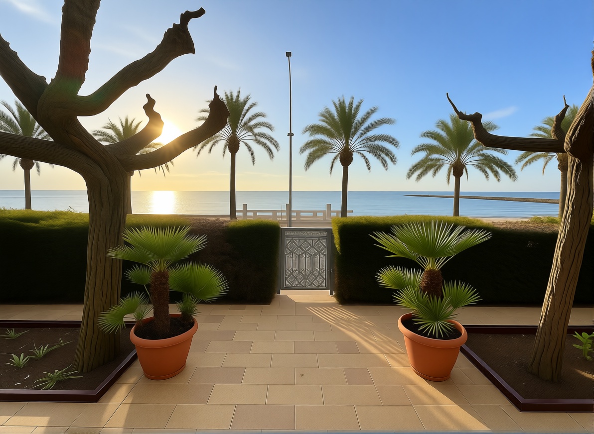 Chalet mit direkter Strandzugang in Santa Pola