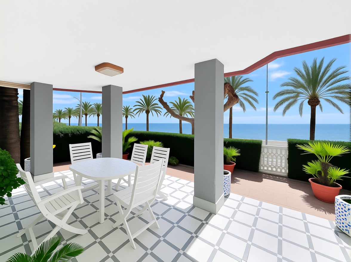 Chalet mit direkter Strandzugang in Santa Pola