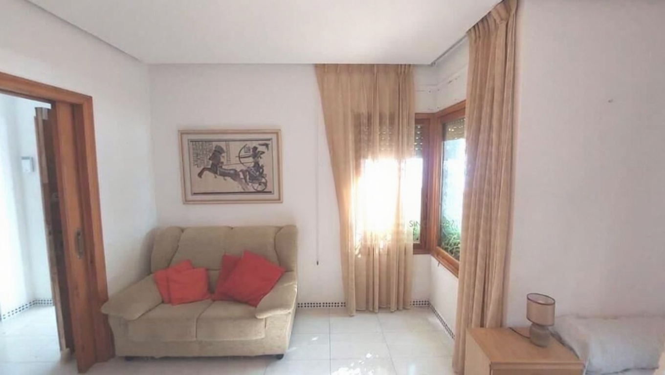 Chalet mit direkter Strandzugang in Santa Pola — Meerblick