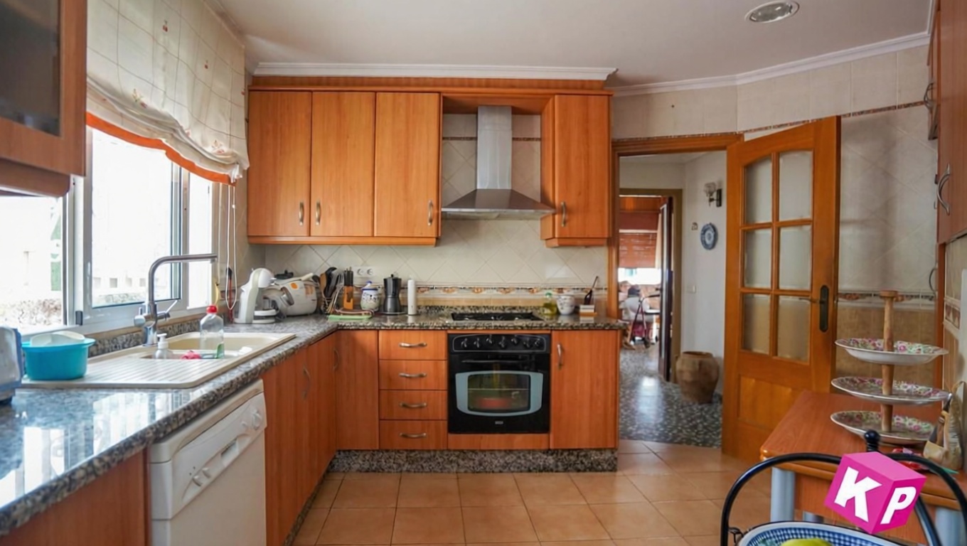 Chalet avec accès direct à la plage à Santa Pola — Cuisine