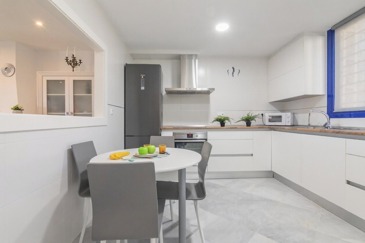 Chalet avec accès direct à la plage à Santa Pola — Cuisine