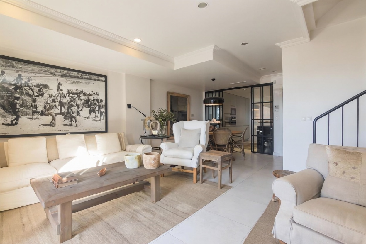 Chalet avec accès direct à la plage à Santa Pola — Séjour