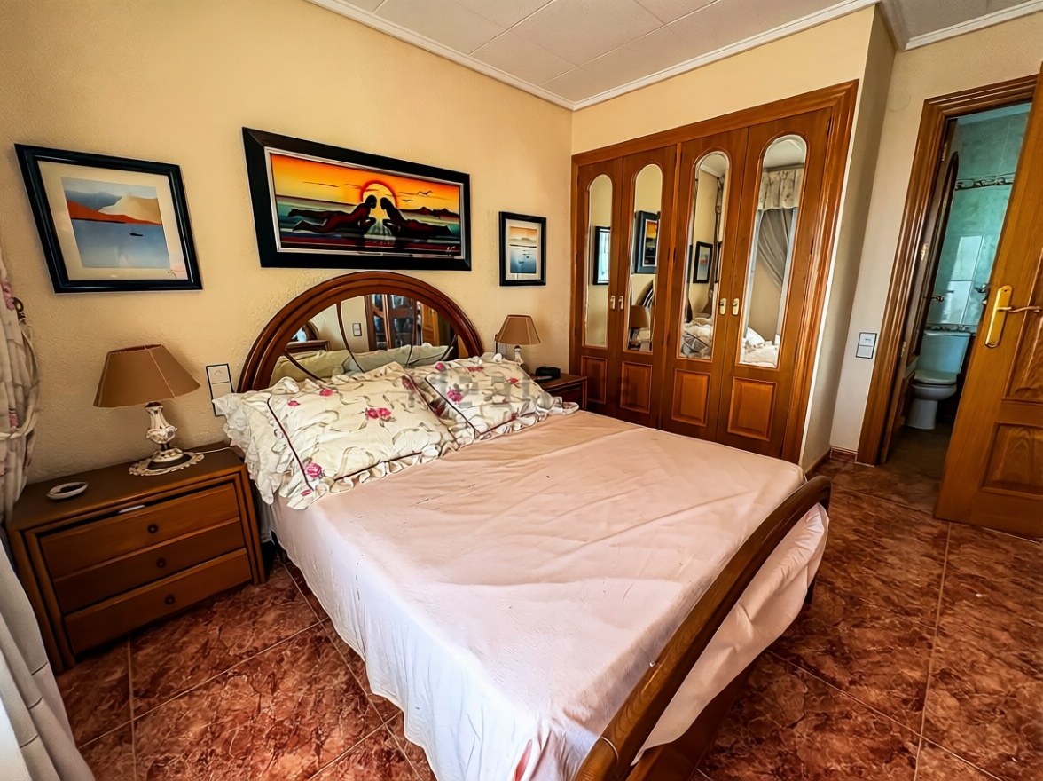 Penthouse in erste Meereslinie in Santa Pola — Schlafzimmer