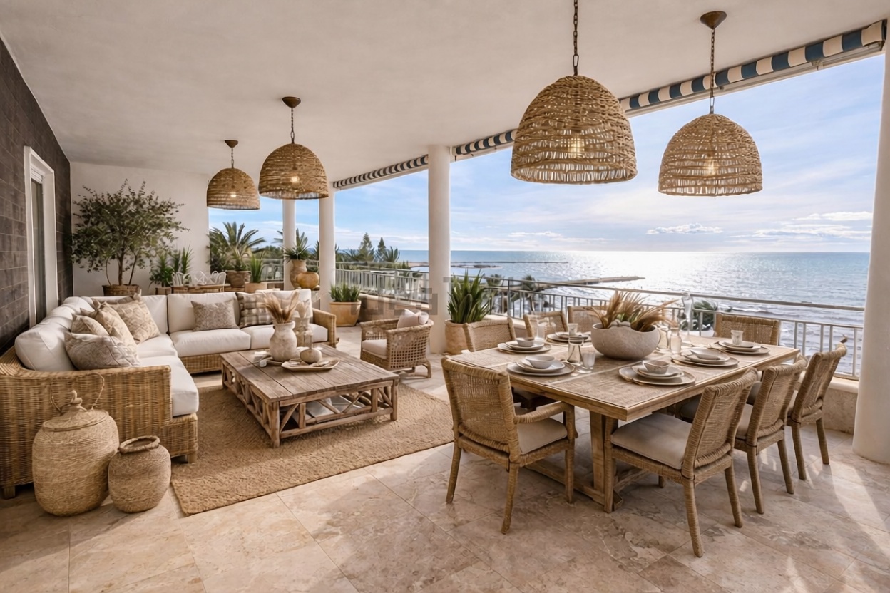 Beachfront flat in Santa Pola