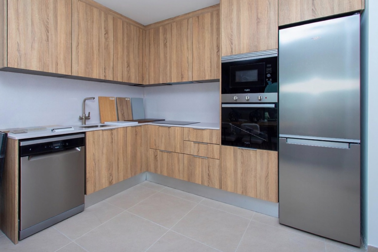 Ático en primera línea de mar en Santa Pola — Cocina