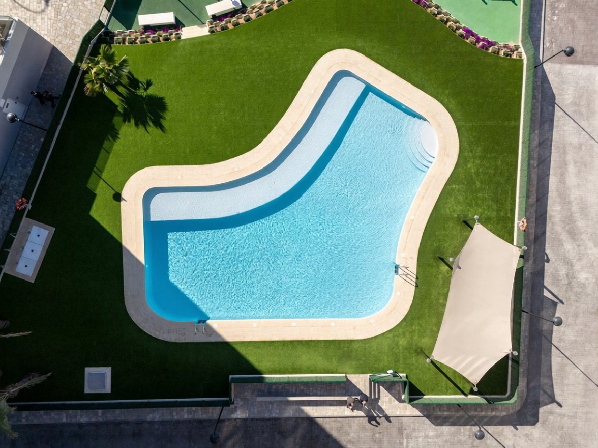 Piso en primera línea de playa en Santa Pola — Vista mar