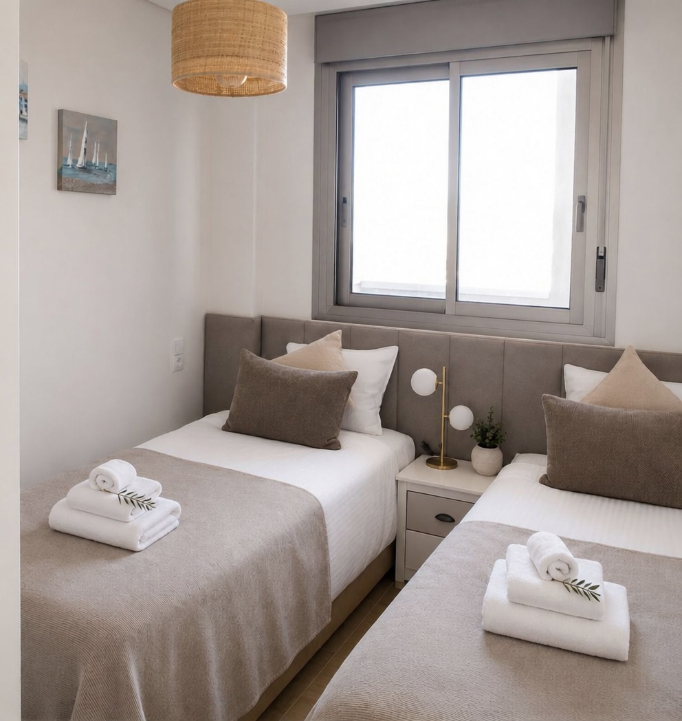 Wohnung in erste Strandlinie in Santa Pola — Bad