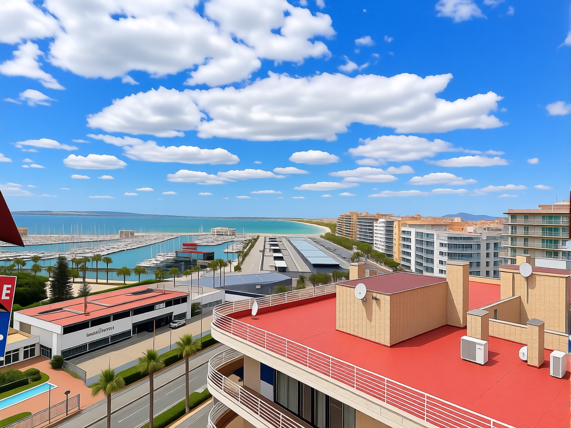 Wohnung in erste Strandlinie in Santa Pola — Meerblick