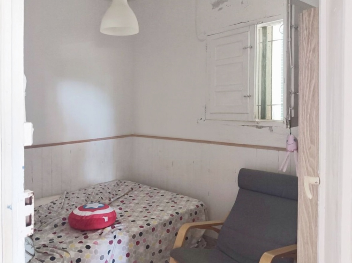 Casa de campo con acceso directo a playa en Santa Pola — Dormitorio