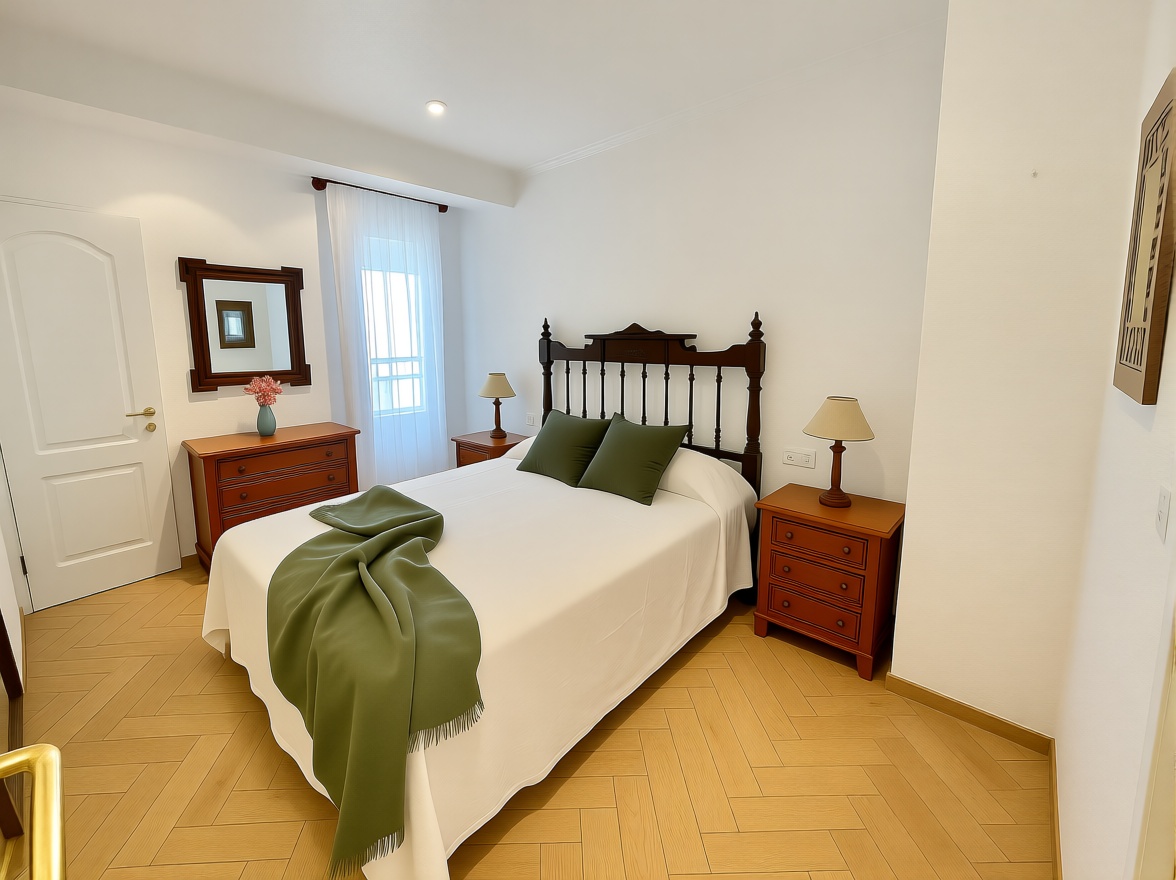 Ático en primera línea de mar en Santa Pola — Dormitorio