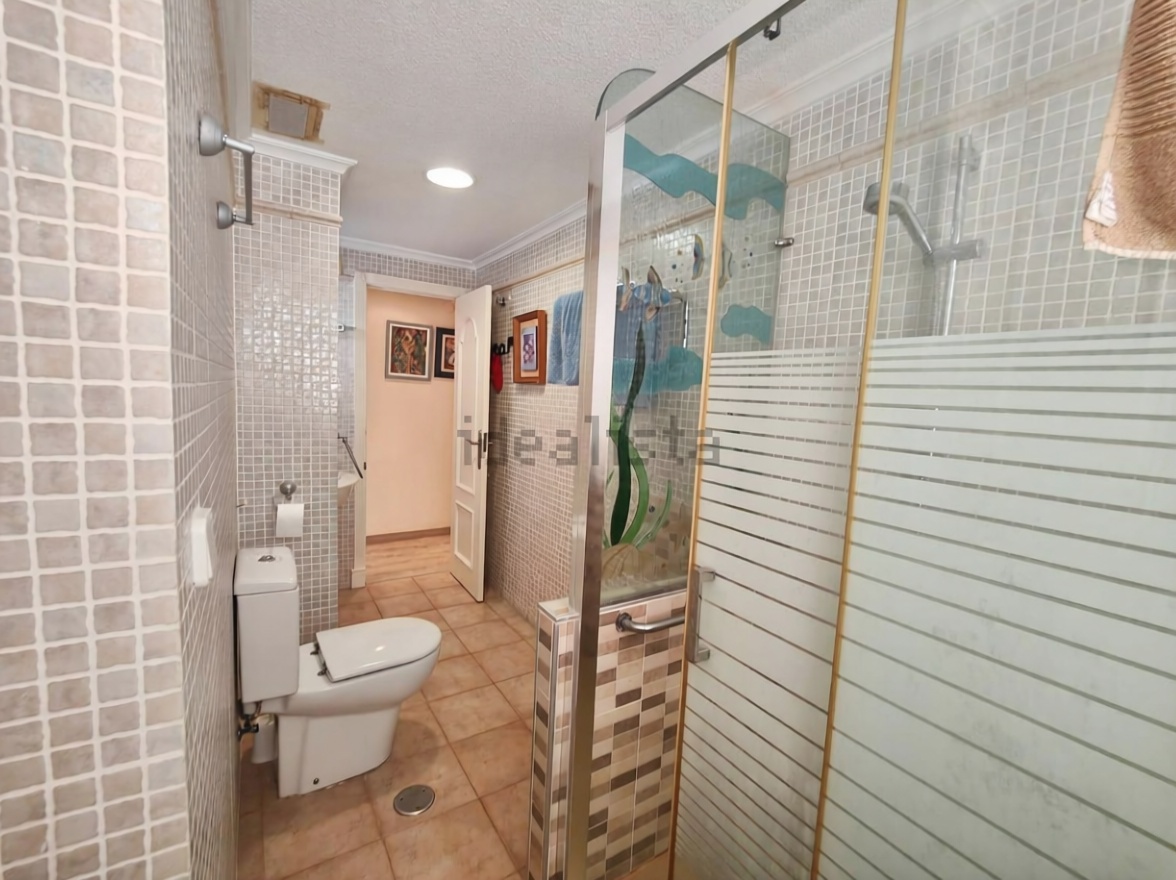 Piso en primera línea de playa en Santa Pola — Baño
