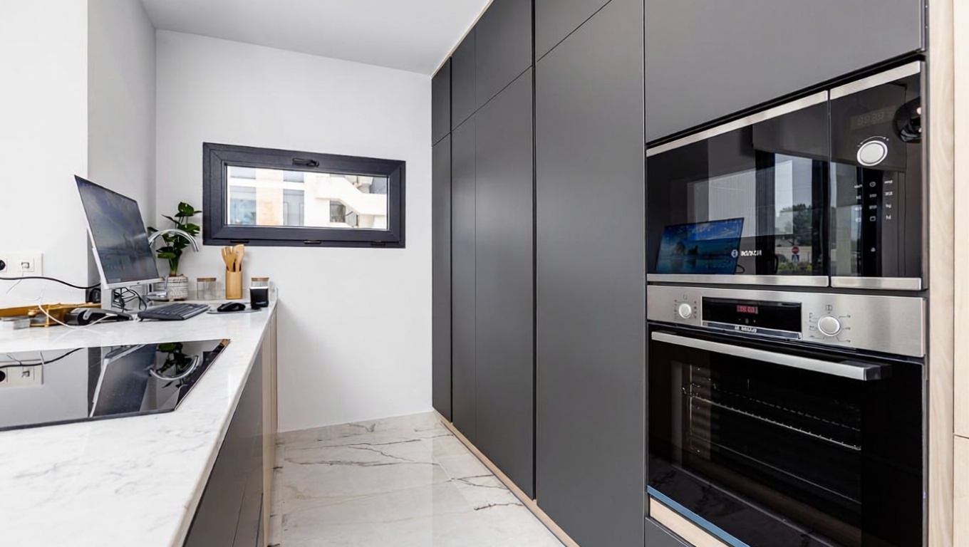 Appartement en attique en première ligne de mer à Guardamar del Segura — Cuisine