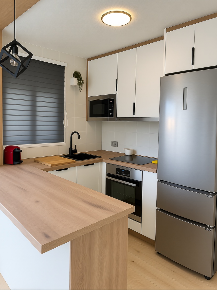 Appartement en première ligne de plage à Torrevieja — Cuisine