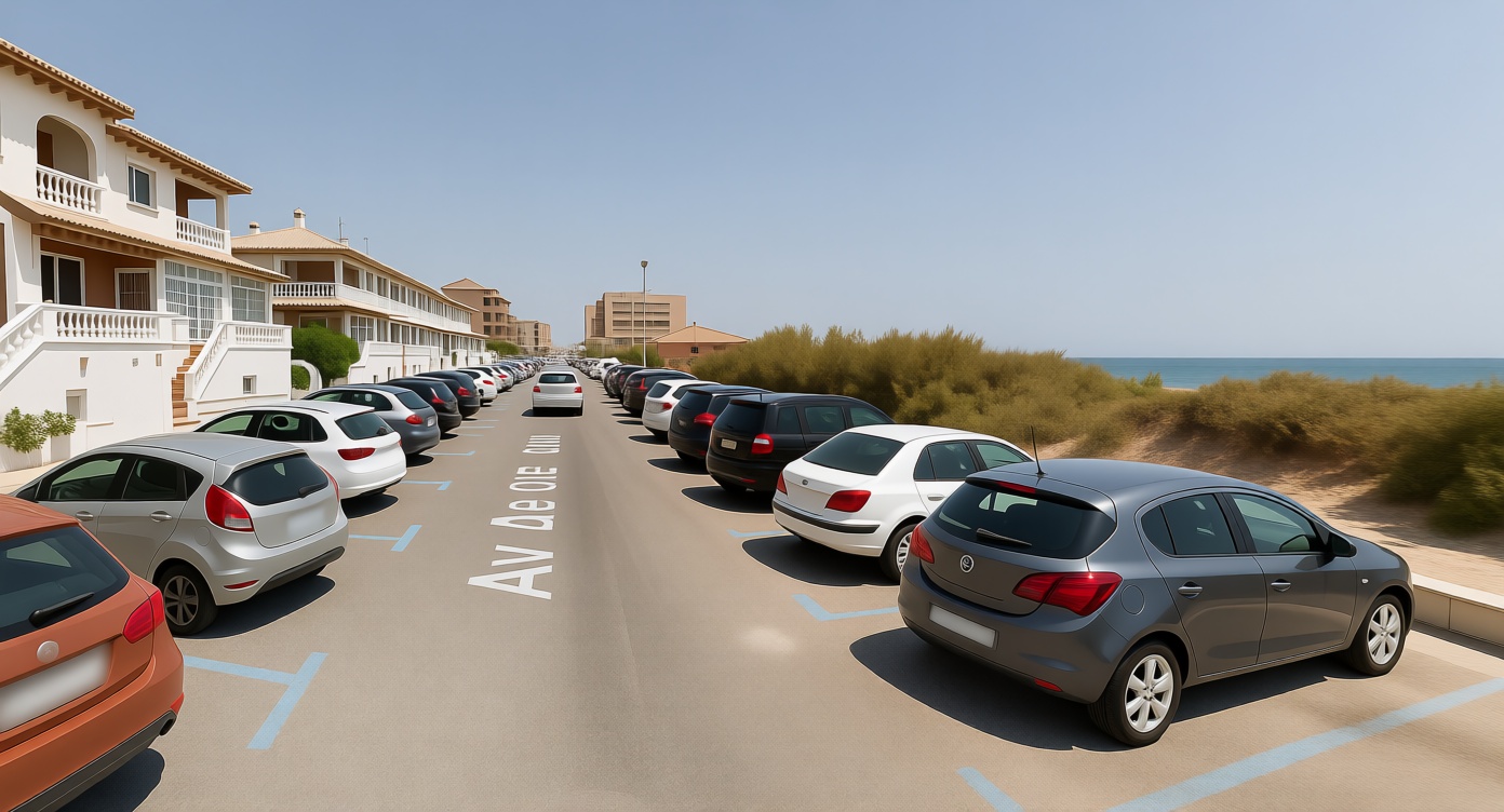 Chalet avec accès direct à la plage à Guardamar del Segura — Vue mer