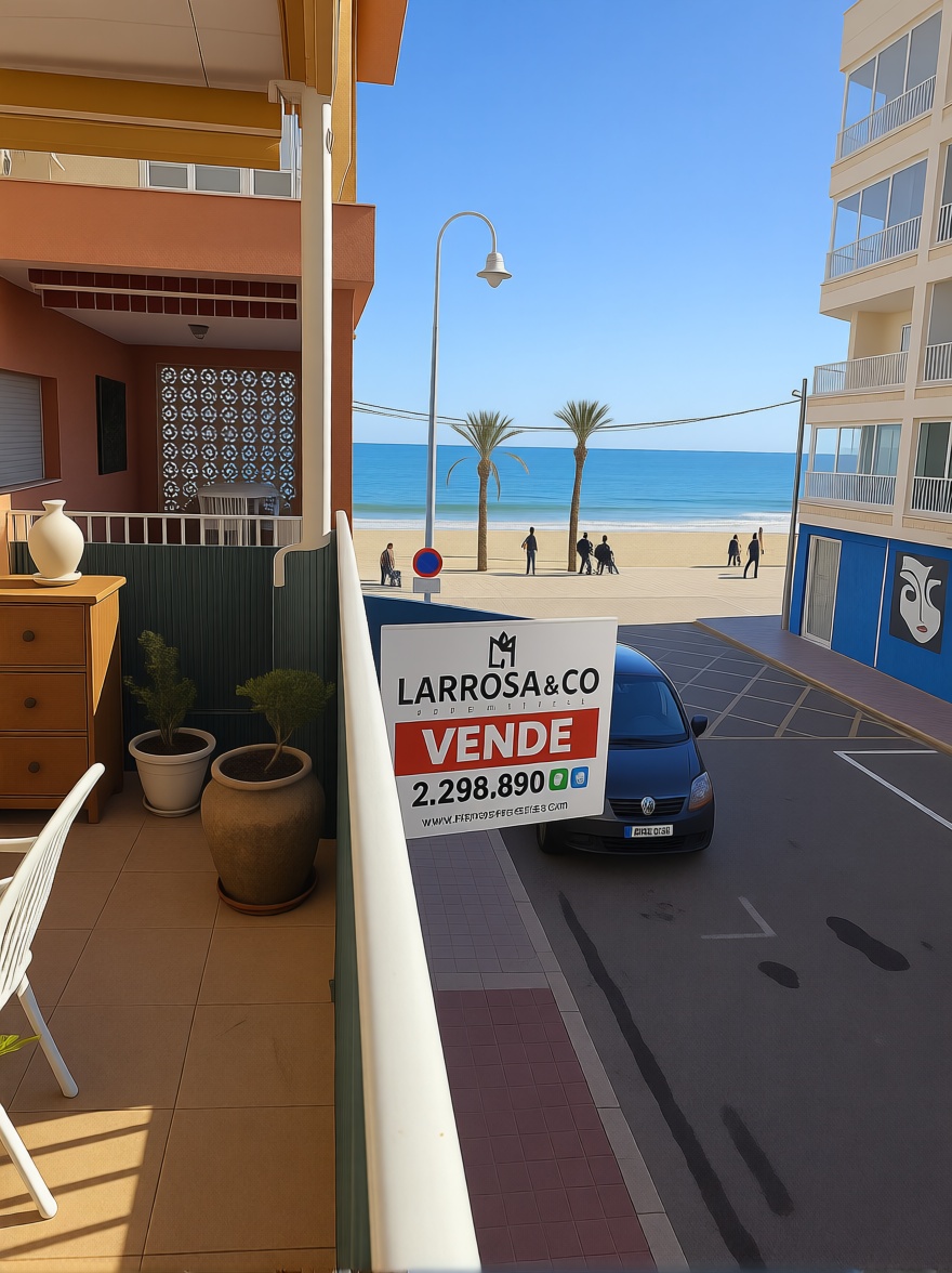 Ático en primera línea de mar en Guardamar del Segura