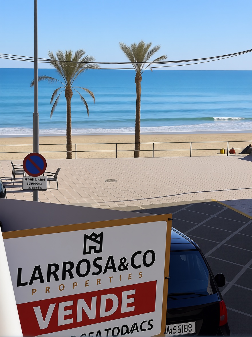 Seafront attic in Guardamar del Segura — Sea view