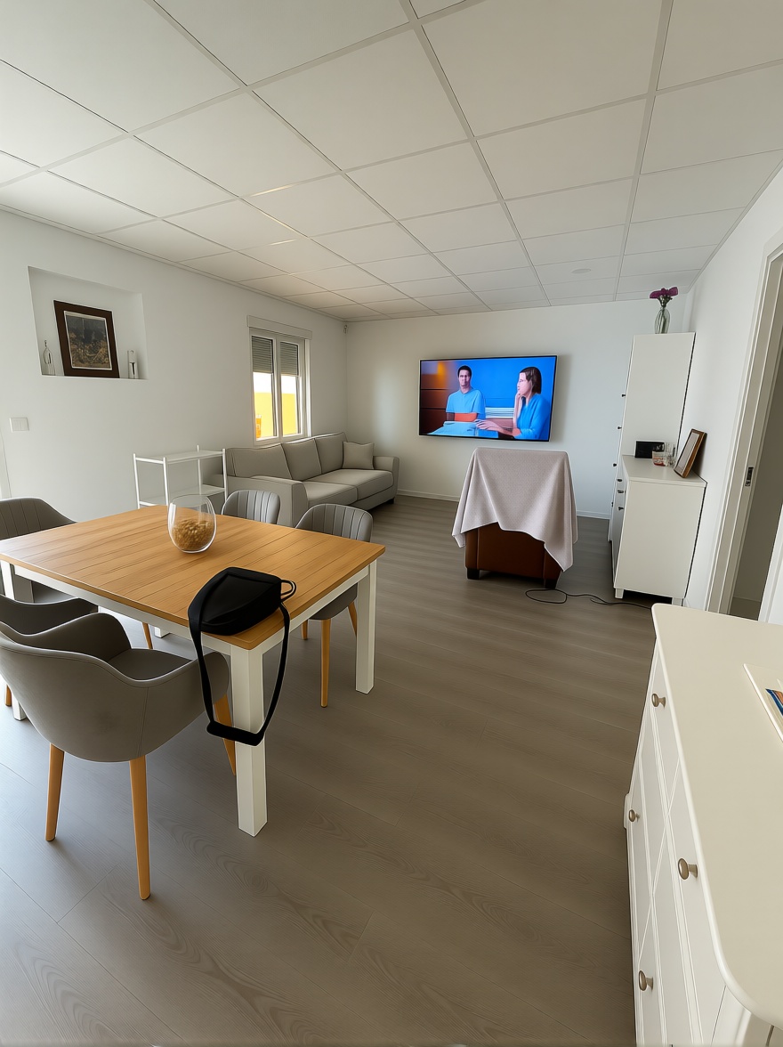 Seafront attic in Guardamar del Segura — Bedroom