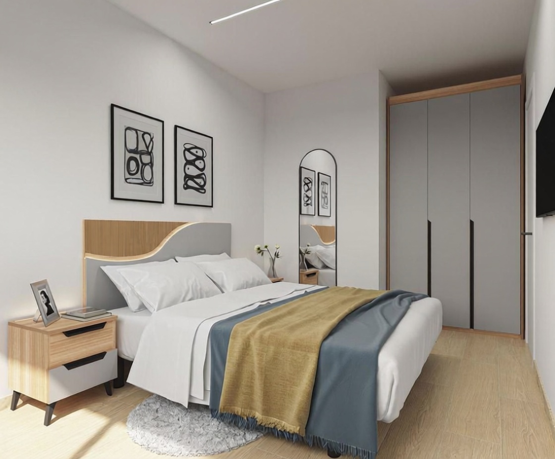 Beachfront flat in Guardamar del Segura — Bedroom