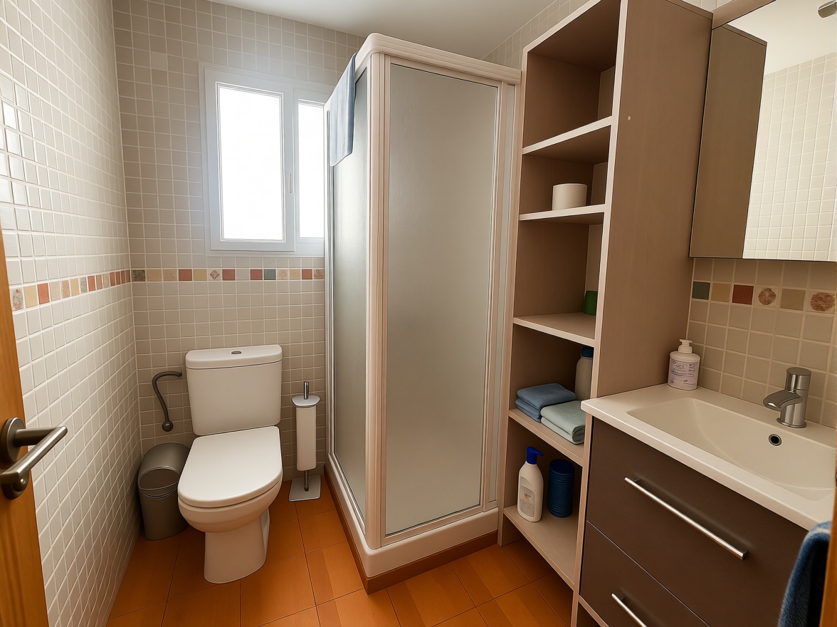 Beachfront flat in Guardamar del Segura — Bathroom